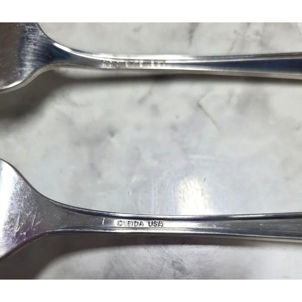 SSS By Oneida Aberdeen Admiral Stainless Flatware Forks & Knives Dining Utensils